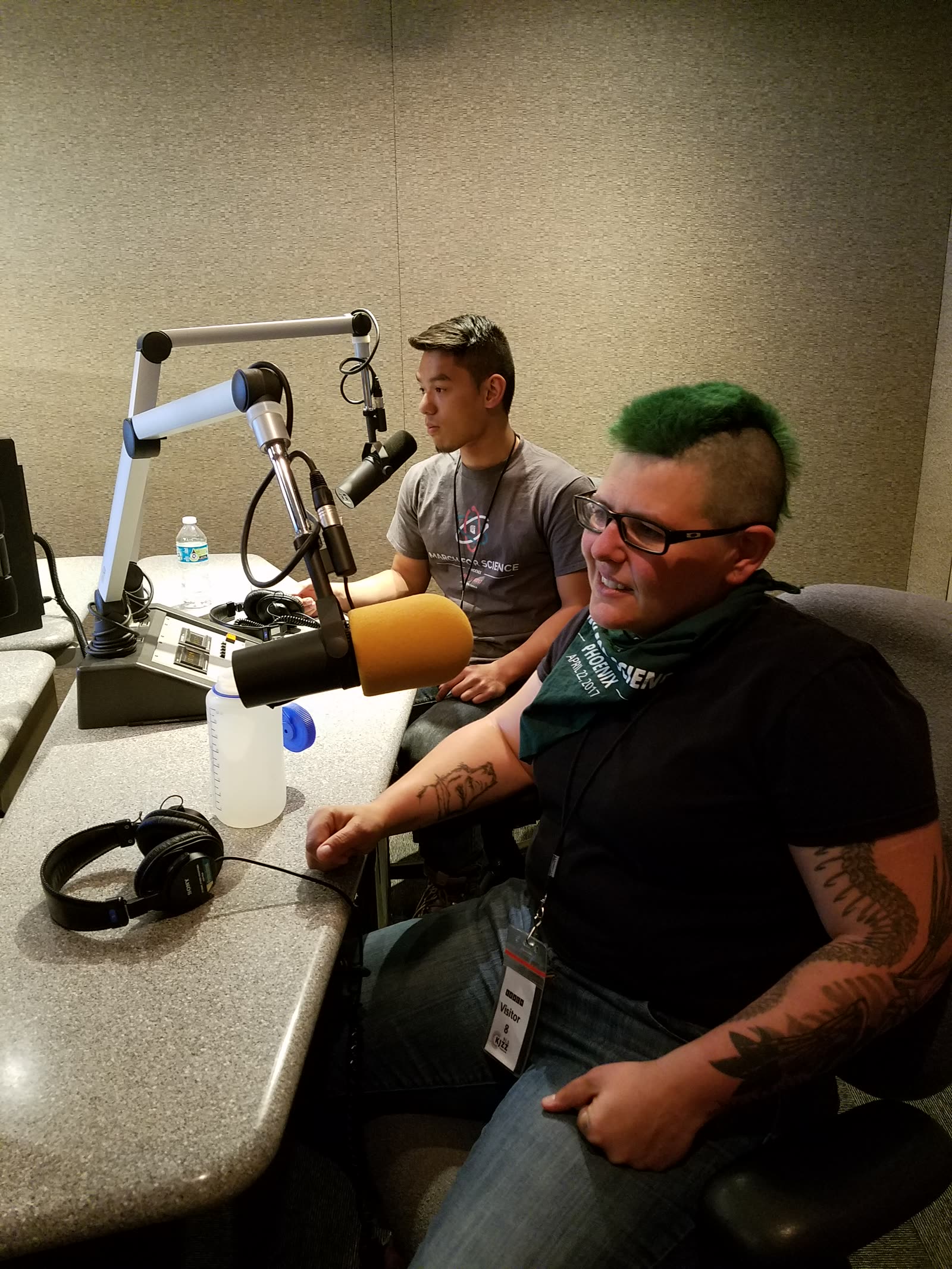 At KJZZ radio